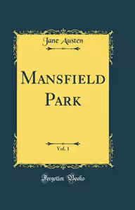 Cover of Mansfield Park, Vol. 1