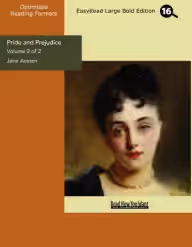 Cover of Pride and Prejudice Volume 2 of 2